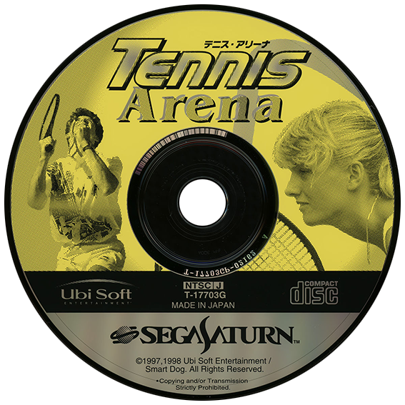 Tennis Arena box art for Sega Saturn